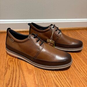 NWT Pikolinos Berna M8J-4240 Oxford Men's 46 / 12.5 Brown Leather Dress Shoes